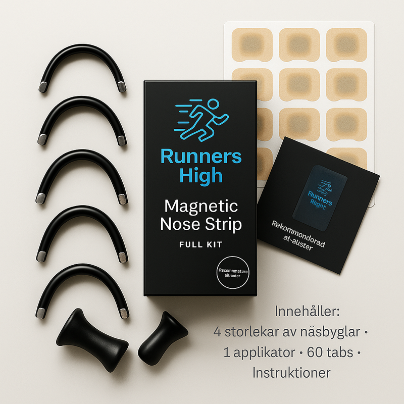 Runners High™ | Magnetisk näsbygel för bättre andning och ökad prestation