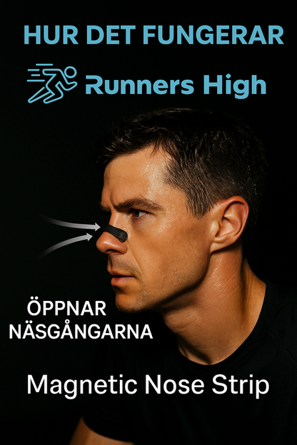 Runners High™ | Magnetisk näsbygel för bättre andning och ökad prestation