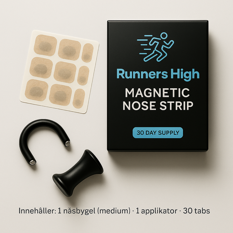 Runners High™ | Magnetisk näsbygel för bättre andning och ökad prestation